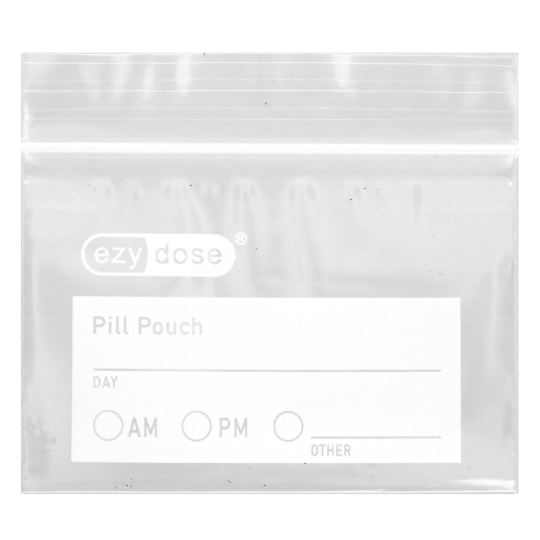 Ezy Dose, многоразовые пакетики с таблетками, 50 шт.
