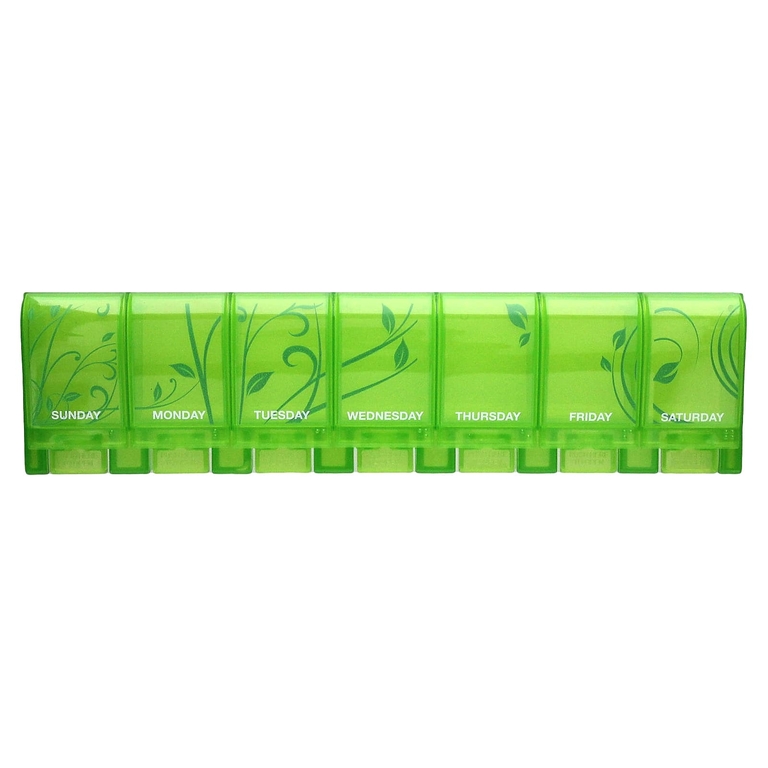 Ezy Dose, еженедельный органический органайзер для витаминов, 2XL, 1 шт.