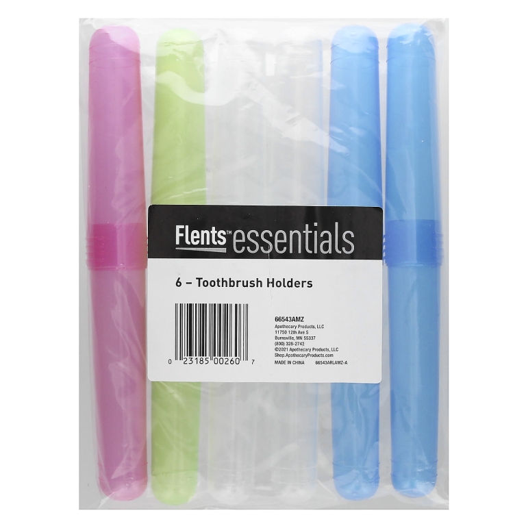 Flents, Essentials, подставка для зубных щеток, 6 шт. (Товар снят с продажи) 