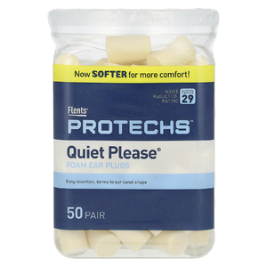 Flents, Protechs, Quiet Пожалуйста, беруши из поролона, 50 пар