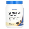 Nutricost, C8 MCT, порошок из масла, со вкусом ванили, 454 г (1 фунт)