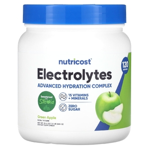 Nutricost, электролиты, со вкусом зеленого яблока, 684 г (24,4 унции) (Товар снят с продажи) 