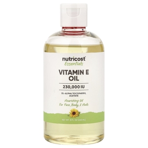 Nutricost, Essentials, масло с витамином E, 240 мл (8 жидк. унций)