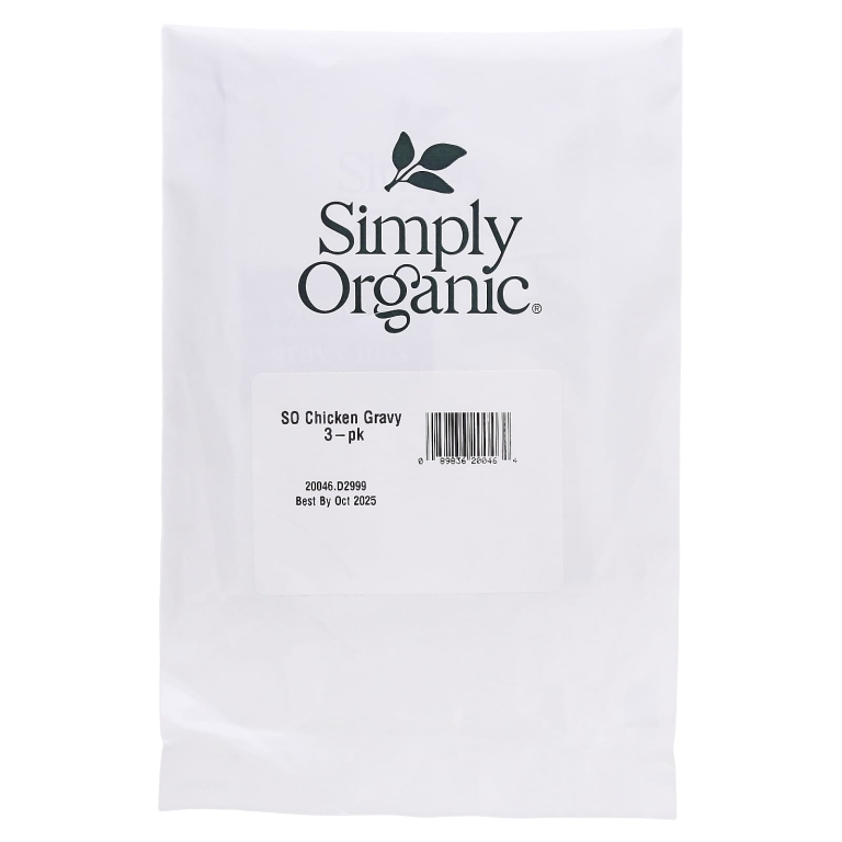 Simply Organic, смесь для курицы, 3 пакетика по 24 г (0,85 унции)