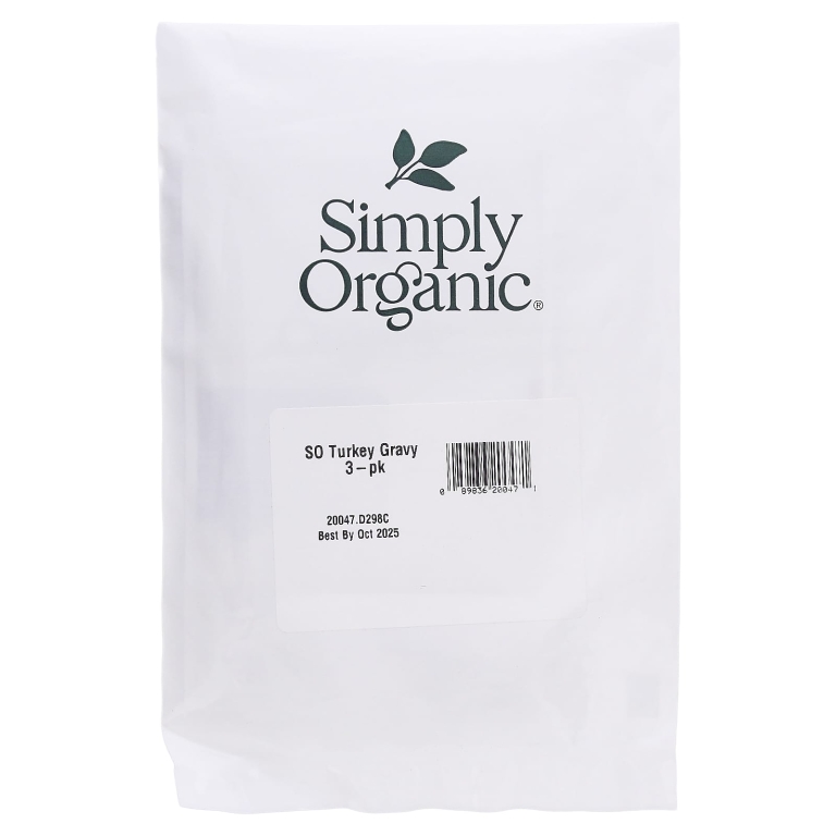 Simply Organic, смесь для подливы для индейки, 3 упаковки по 24 г (0,85 унции) (Товар снят с продажи) 