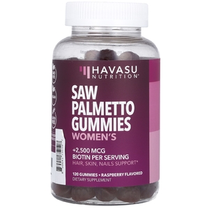 Havasu Nutrition, жевательные таблетки сереноя для женщин, со вкусом малины, 120 жевательных таблеток (Товар снят с продажи) 