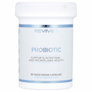 Revive, пробиотик, 30 вегетарианских капсул