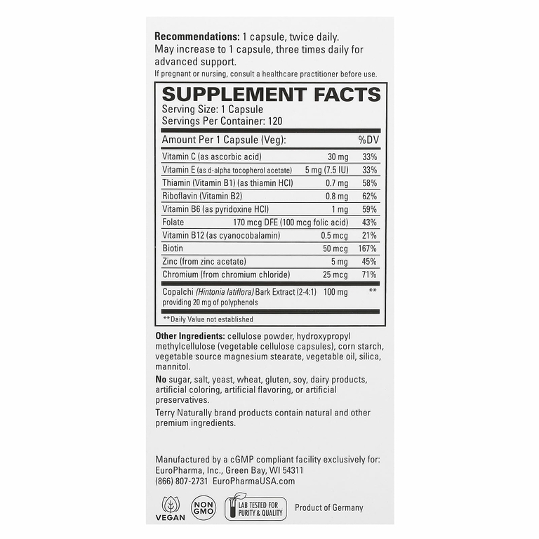 Terry Naturally, Sucontral D, 120 капсул