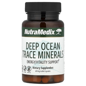 NutraMedix, Deep Ocean Trace Minerals, поддержка энергии / жизнеспособности, 60 растительных капсул (500 мг на капсулу)