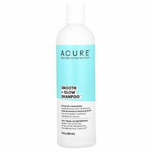 ACURE, шампунь для гладкости и сияния, для всех типов волос, с маслом марулы и маслом ши, 354 мл (12 жидк. унций)