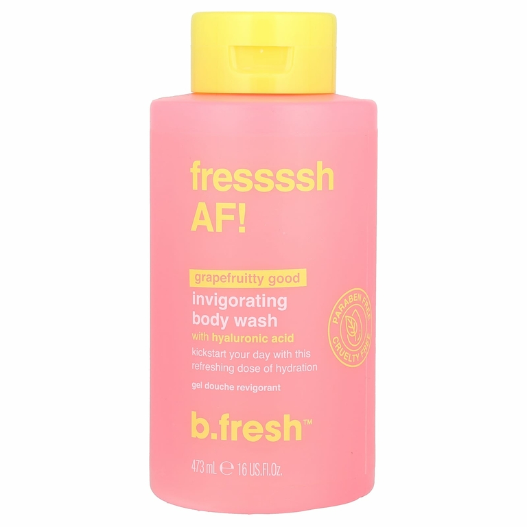 b.fresh, бодрящий гель для душа, с ароматом грейпфрута, 473 мл (16 жидк. унций)