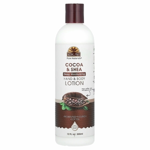 Okay Pure Naturals, лосьон для рук и тела, какао и ши, 355 мл (12 жидк. унций)