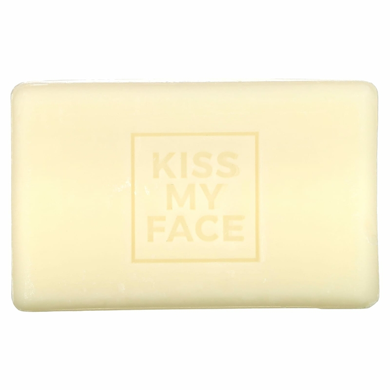 Kiss My Face, кусковое мыло с козьим молоком, персик и цветы яблони, 142 г (5 унций)