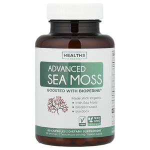 Healths Harmony, улучшенный морской мох, 60 капсул