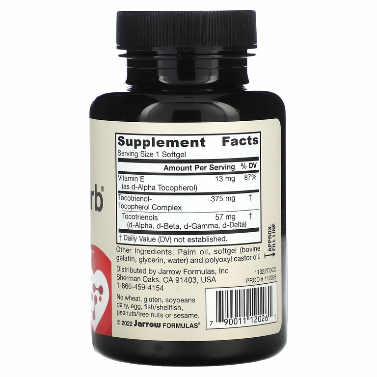 Jarrow Formulas, Toco-Sorb, 60 капсул