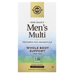 Solgar, One Daily Men's Multi, мультивитамины для мужчин, 60 капсул