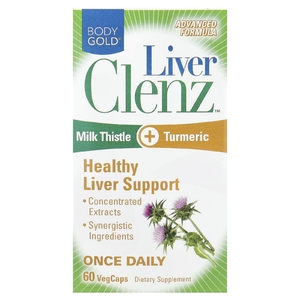 BodyGold, Liver Clenz, 60 вегетарианских капсул