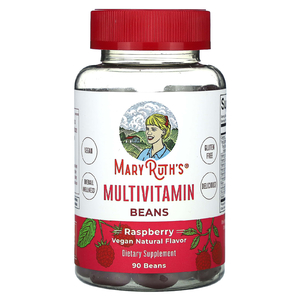 MaryRuth's, мультивитамины в бобах, со вкусом малины, 90 бобов (Товар снят с продажи) 