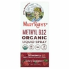 MaryRuth's, Органический метил B12, жидкий спрей, повышенная эффективность, клубника, 720 мкг, 30 мл (1 жидк. Унция)