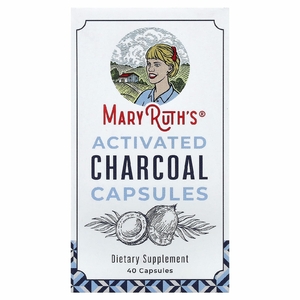 MaryRuth's, Капсулы с активированным углем, 40 капсул (475 мг на капсулу)