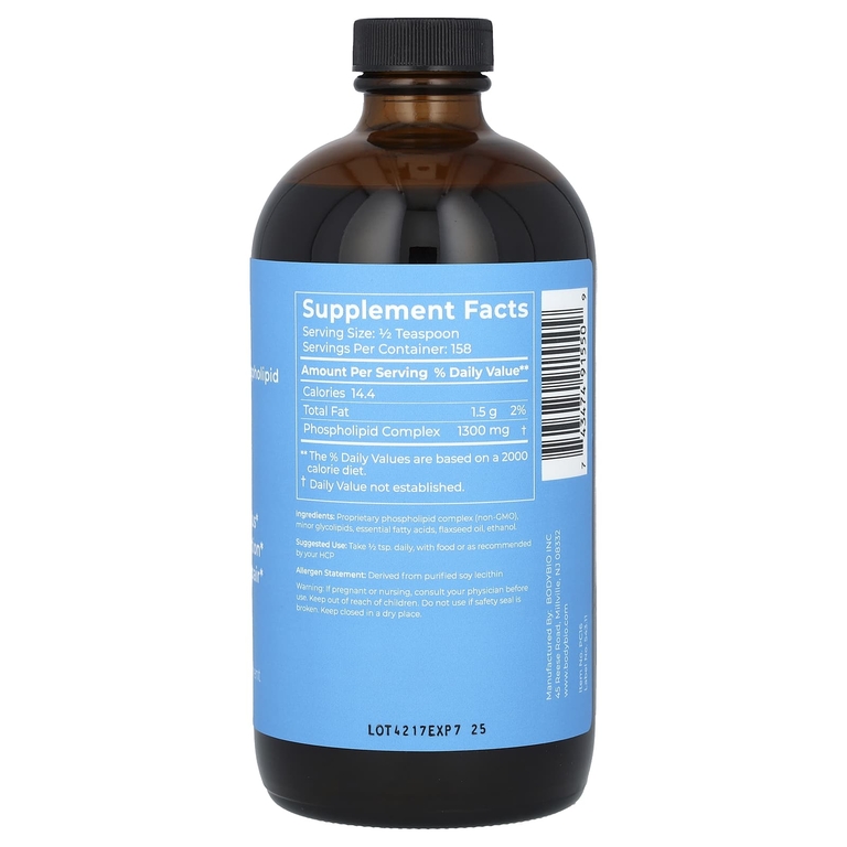 BodyBio, PC, липосомальный фосфатидилипидный комплекс, 500 мл (16 жидк. унций)