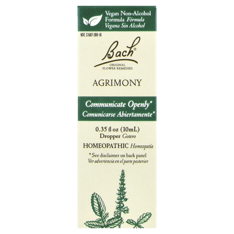Bach, Original Flower Remedies, репейник, 10 мл (0,35 жидк. унции)