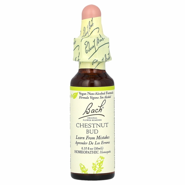 Bach, Original Flower Remedies, бутоны каштана, 10 мл (0,35 жидк. унции)