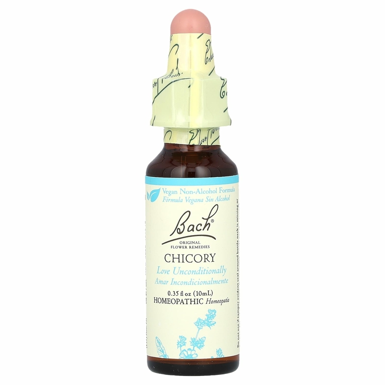 Bach, Original Flower Remedies, цикорий, 10 мл (0,35 жидк. унции)