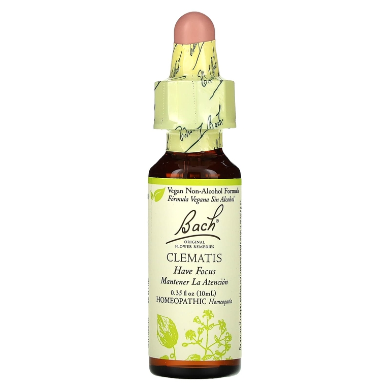 Bach, Original Flower Remedies, клематис, 10 мл (0,35 жидк. унции)
