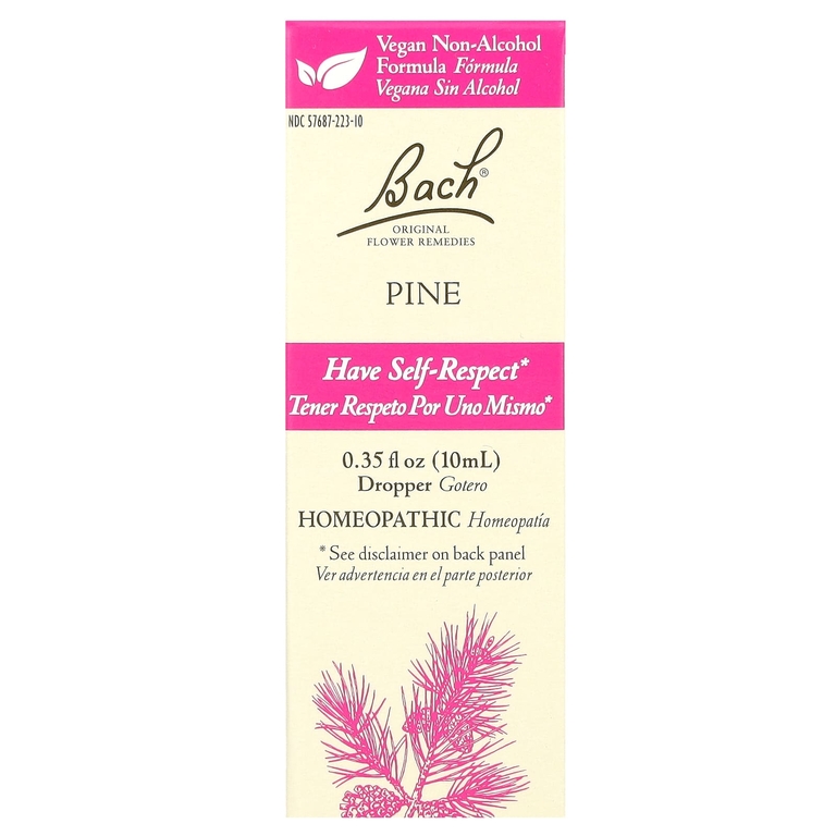 Bach, Original Flower Remedies, сосна, 10 мл (0,35 жидк. унции)