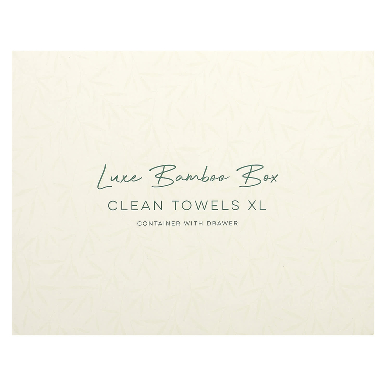 Clean Skin Club, Luxe Bamboo Box, чистые полотенца, размер XL, 50 шт.