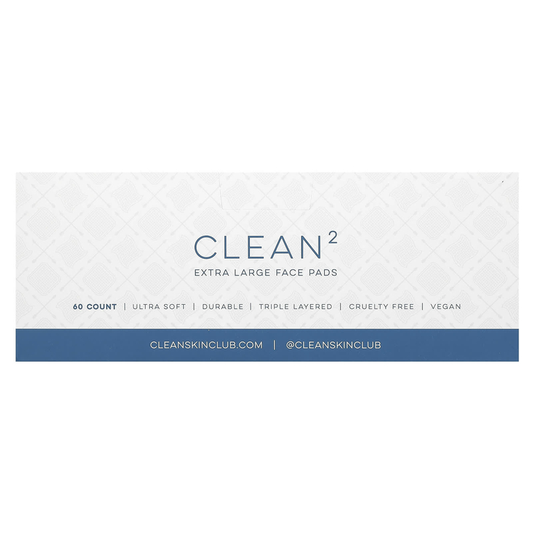Clean Skin Club, Clean2, прокладки для лица, очень большие, 60 шт.