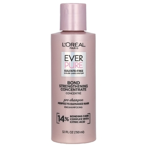 L'Oréal, Ever Pure, готовое средство для мытья головы, концентрат для укрепления связей, 150 мл (5,1 жидк. унции)