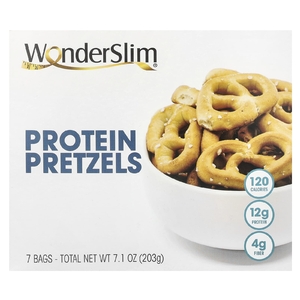 WonderSlim, протеиновые крендели, 7 пакетиков по 29 г (Товар снят с продажи) 