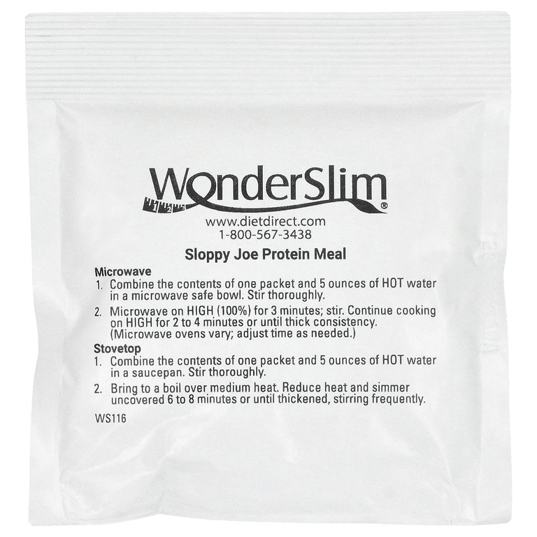 WonderSlim, протеиновая мука, Slotpy Джо, 7 пакетиков по 30 г (Товар снят с продажи) 