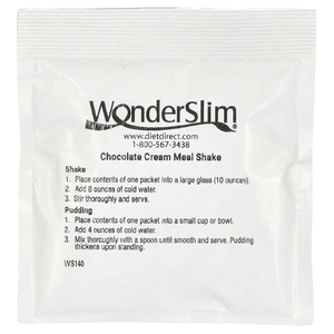 WonderSlim, коктейль, шоколадный крем, 7 пакетиков по 27 г (Товар снят с продажи) 