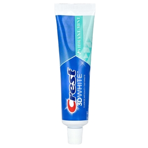 Crest, 3D White, зубная паста против кариеса с фтором, мятная мята, 65 г (2,3 унции)