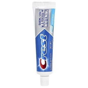Crest, отбеливающая зубная паста с фторидом, с пищевой содой и перекисью, свежая мята, 68 г (2,4 унции)