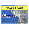 Crest, Plus, отбеливающая зубная паста с фторидом, пищевой содой и перекисью, свежая мята, 3 шт. по 161 г (5,7 унции) в упаковке