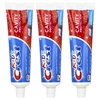 Crest, для детей, зубная паста против кариеса с фтором, с блестками, 3 шт. в упаковке, 130 г (4,6 унции)