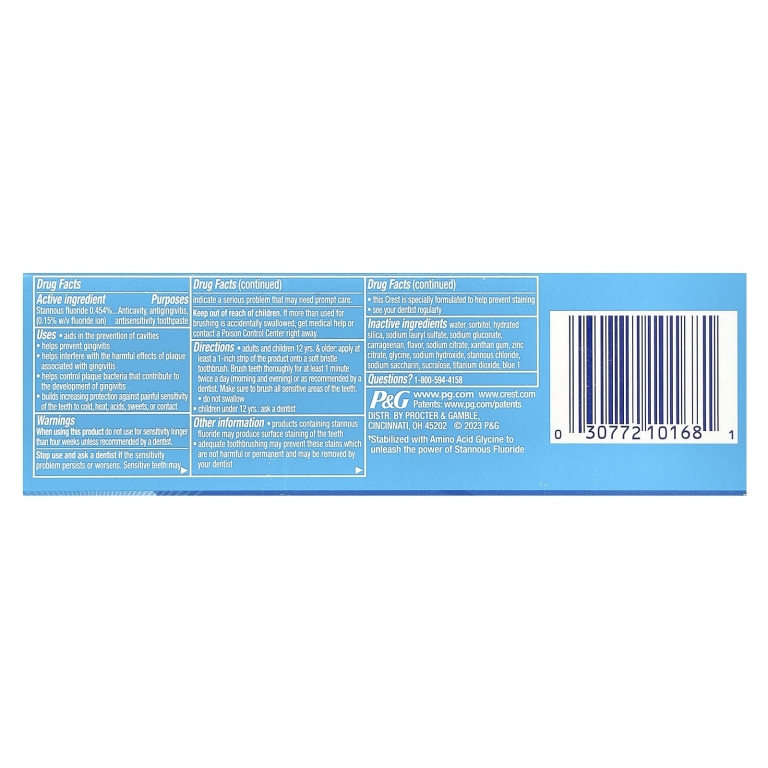 Crest, Pro-Health, зубная паста с фторидом, чистая мята, 85 г (3 унции)