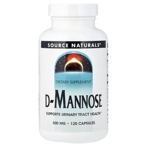 Source Naturals, D-манноза, 500 мг, 120 капсул