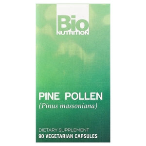 Bio Nutrition, сосновая пыльца, 90 вегетарианских капсул (500 мг в 1 капсуле)