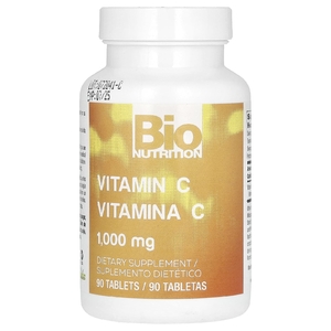 Bio Nutrition, Витамин C, 90 таблеток (1000 мг в таблетке)