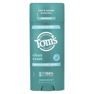 Tom's of Maine, дезодорант без алюминия, Clean Coast, 92 г (3,25 унции) (Товар снят с продажи) 