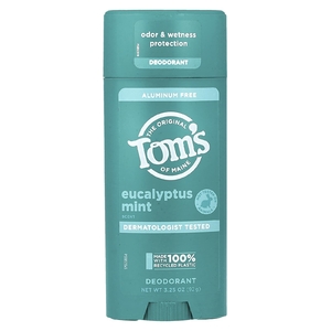 Tom's of Maine, дезодорант без алюминия, эвкалипт и мята, 92 г (3,25 унции) (Товар снят с продажи) 