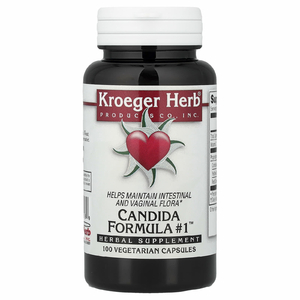 Kroeger Herb Co, комплекс для поддержки здорового баланса микрофлоры #1, 100 вегетарианских капсул