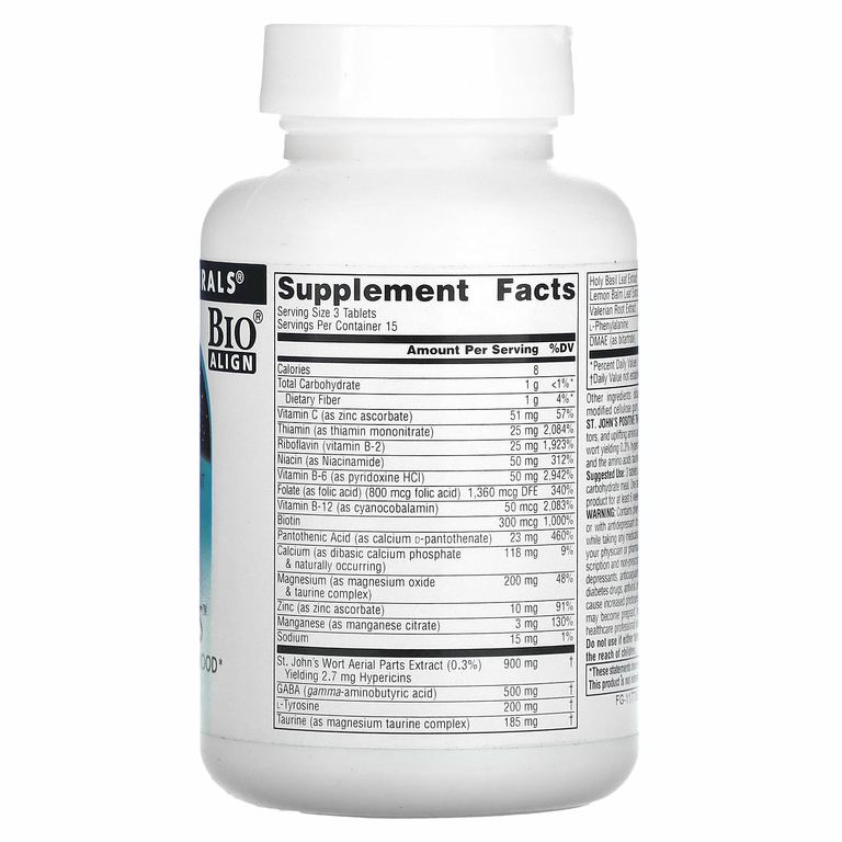 Source Naturals, St. John's Positive Thoughts, 45 таблеток