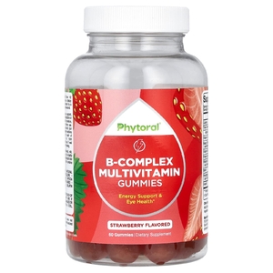 Phytoral, комплекс витаминов группы B, со вкусом клубники, 60 жевательных таблеток
