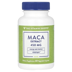 The Vitamin Shoppe, экстракт маки, 450 мг, 60 вегетарианских капсул (Товар снят с продажи) 